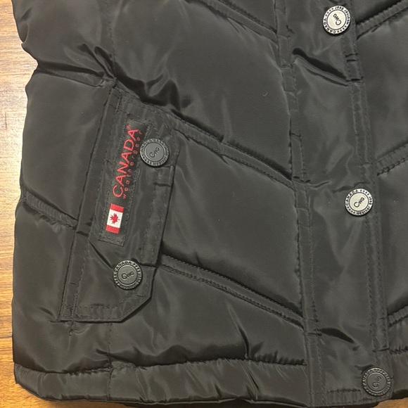 Canada Weather Gear Girls Black Cozy Vest Size M 10/12 to 15c No Hood - Picture 2 of 6